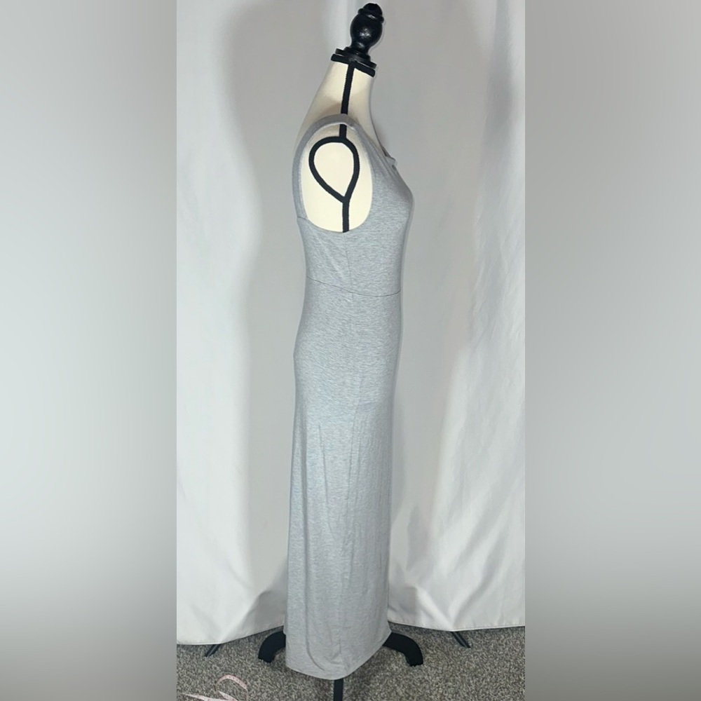 Athleta • Women’s Heather Gray Sleeveless Santorini Midi Dress Sz XS Casual - Picture 7 of 14